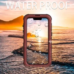 Phone Case For iPhone 17 Pro Max 17 Air 16 15 14 Pro Max Plus 13 Pro Max Heavy Duty Waterproof Case With Magsafe Full Body Protective Support Wireless Charging with Wrist Strap Aluminum Alloy PC
