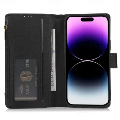 Phone Case For iPhone 14 Pro Max Plus 13 12 11 Pro Max Flip Cover with Stand Holder with Wrist Strap Card Slot Retro TPU PU Leather
