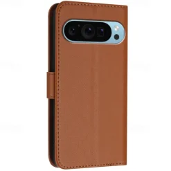 Phone Case For Pixel 9 Pro Pixel 9 Pro XL Pixel 8 Pro Pixel 8 Pixel 9 Pixel 7 Pixel 7 Pro Pixel 6 Pixel 6 Pro Flip Cover with Stand Holder with Wrist Strap Card Slot Retro TPU PU Leather