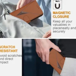 Phone Case For Pixel 9 Pro Pixel 9 Pro XL Pixel 8 Pro Pixel 8 Pixel 9 Pixel 7 Pixel 7 Pro Pixel 6 Pixel 6 Pro Flip Cover with Stand Holder with Wrist Strap Card Slot Retro TPU PU Leather