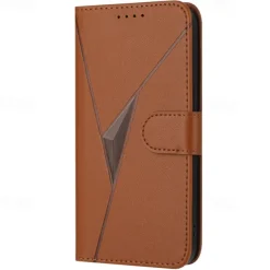 Phone Case For Pixel 9 Pro Pixel 9 Pro XL Pixel 8 Pro Pixel 8 Pixel 9 Pixel 7 Pixel 7 Pro Pixel 6 Pixel 6 Pro Flip Cover with Stand Holder with Wrist Strap Card Slot Retro TPU PU Leather