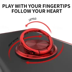 Phone Case For Pixel 9 Pro Pixel 9 Pro XL Pixel 8 Pro Pixel 8 Pixel 9 Pixel 7 Pixel 7 Pro Back Cover Ring Holder Magnetic Shockproof Retro TPU Plating PC