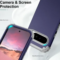 Phone Case For Pixel 9 Pro Pixel 9 Pro XL Pixel 8 Pro Pixel 8 Pixel 7 Pixel 7 Pro Pixel 6 Pixel 6 Pro Back Cover Magnetic Support Wireless Charging Shockproof Retro PC Silicone