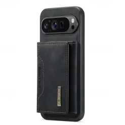 Phone Case For Pixel 9 Pro Pixel 9 Pro XL Pixel 8 Pro Pixel 8 Pixel 9 Pixel 7 Pixel 7 Pro Pixel 6 Pixel 6 Pro Pixel Fold Back Cover with Stand Holder Detachable Magnetic Retro TPU PU Leather