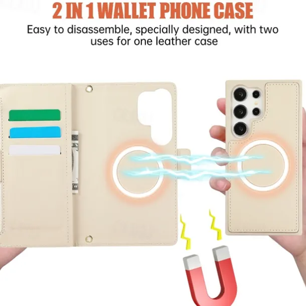 Phone Case For S24 S23 S23 FE S22 S21 Ultra Plus A55 5G A15 A14 A54 A53 Wallet Case with Stand Holder Magnetic with Lanyard Retro TPU PU Leather