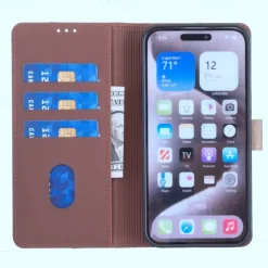 Phone Case For Samsung Galaxy S24 S23 S23 FE S22 S21 Ultra Plus A55 5G A35 5G A25 A15 A14 Back Cover with Stand Holder Card Slot Shockproof Retro TPU PU Leather