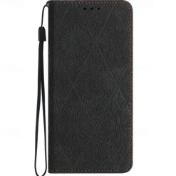Phone Case For Samsung Galaxy S25 S24 S24 FE S23 S22 S21 Ultra Plus A55 5G A35 5G A25 A15 Back Cover with Stand Holder Magnetic Card Slot Retro PU Leather