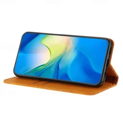 Phone Case For Samsung Galaxy S25 S24 S24 FE S23 S22 S21 Ultra Plus A55 5G A35 5G A25 A15 Back Cover with Stand Holder Magnetic Card Slot Retro PU Leather