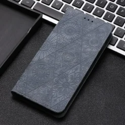 Phone Case For Samsung Galaxy S25 S24 S24 FE S23 S22 S21 Ultra Plus A55 5G A35 5G A25 A15 Back Cover with Stand Holder Magnetic Card Slot Retro PU Leather