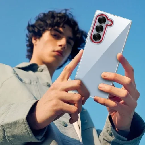 Phone Case For Samsung Galaxy Z Fold 3 Back Cover Shockproof Retro PC