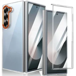 Phone Case For Samsung Galaxy Z Fold 3 Back Cover Shockproof Retro PC