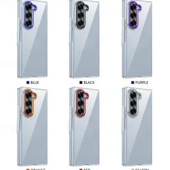Phone Case For Samsung Galaxy Z Fold 3 Back Cover Shockproof Retro PC