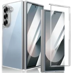 Phone Case For Samsung Galaxy Z Fold 3 Back Cover Shockproof Retro PC