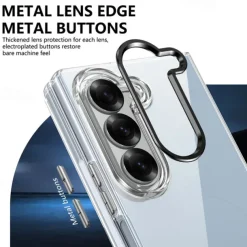 Phone Case For Samsung Galaxy Z Fold 3 Back Cover Shockproof Retro PC