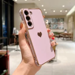 Phone Case For Samsung Galaxy S25 S24 S23 S22 S21 FE S21 Ultra Plus A14 A34 A54 A53 Classic Series Plating Full Body Protective Dustproof Solid Colored TPU