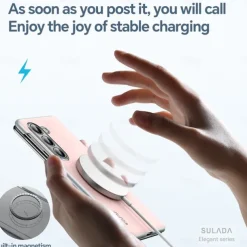 Phone Case For Samsung Galaxy Z Fold 5 Z Fold 4 Back Cover Magnetic Adsorption Support Wireless Charging Shockproof Retro PC PU Leather