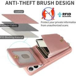 Phone Case For Samsung Galaxy S25 S24 S23 S22 S21 Ultra Plus Wallet Case Zipper with Lanyard with Wrist Strap Retro TPU PU Leather