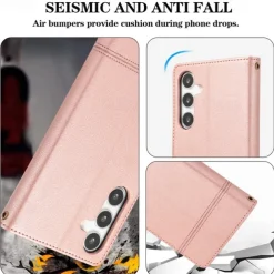 Phone Case For Samsung Galaxy S25 S24 S23 S23 FE S22 S21 Ultra Plus A34 A54 A24 A53 Wallet Case Mirror Zipper Full Body Protective Geometric Pattern TPU PU Leather