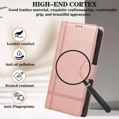 Phone Case For Samsung Galaxy S25 S24 S23 S23 FE S22 S21 Ultra Plus A34 A54 A24 A53 Wallet Case Mirror Zipper Full Body Protective Geometric Pattern TPU PU Leather