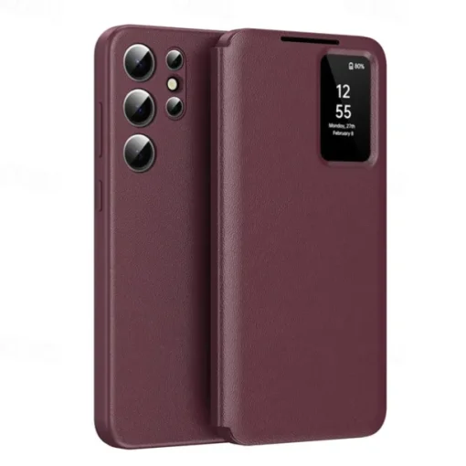 Phone Case For Samsung Galaxy S25 S24 S23 Ultra Plus S22 Plus Ultra Flip Cover Card Slot Shockproof Retro PC PU Leather