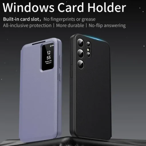 Phone Case For Samsung Galaxy S25 S24 S23 Ultra Plus S22 Plus Ultra Flip Cover Card Slot Shockproof Retro PC PU Leather