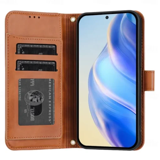 Phone Case For Samsung Galaxy S25 S24 S24 FE S23 S22 S21 Ultra Plus A55 5G A35 5G A25 A15 Wallet Case with Stand Holder Zipper Full Body Protective Retro TPU PU Leather