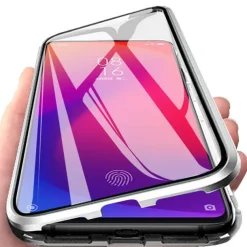 Phone Case For Samsung Galaxy S25 S24 S23 S22 S21 FE S21 Ultra Plus A14 A34 A54 A53 Full Body Case Magnetic Adsorption with Screen Protector Magnetic Full Body Protective Transparent Tempered Glass