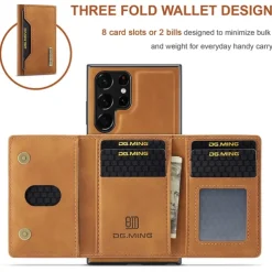 Phone Case For Samsung Galaxy S25 S24 S23 S22 Plus Ultra S23 FE A55 5G A35 5G A15 A14 A34 Wallet Case Wallet Magnetic Full Body Protective PU Leather