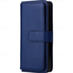 Phone Case For Samsung Galaxy Z Fold 5 Z Fold 4 Z Fold 3 Wallet Case Magnetic Full Body Protective Kickstand Retro TPU PU Leather