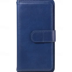 Phone Case For Samsung Galaxy Z Fold 5 Z Fold 4 Z Fold 3 Wallet Case Magnetic Full Body Protective Kickstand Retro TPU PU Leather