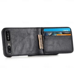 Phone Case For Samsung Galaxy Z Flip 7 Z Flip 6 Z Flip 5 Z Flip 4 Z Flip 3 Full Body Case Dustproof Shockproof Solid Colored PU Leather
