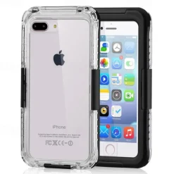 Phone Case For Samsung Galaxy S24 S22 S21 FE S21 Ultra Plus A73 S20 A32 A52 A42 A22 Full Body Case Waterproof Transparent Shockproof Transparent Silica Gel PC