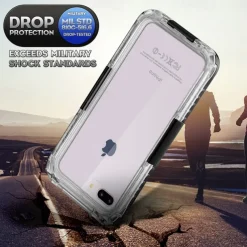 Phone Case For Samsung Galaxy S24 S22 S21 FE S21 Ultra Plus A73 S20 A32 A52 A42 A22 Full Body Case Waterproof Transparent Shockproof Transparent Silica Gel PC