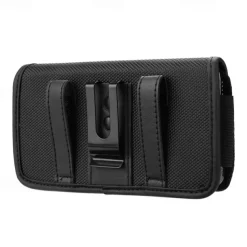 Phone Holster Case Nylon Cell Phone Belt Clip 4.7-6.8inch Pouch Carrying Case Waist Bag