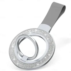 Phone Ring Holder Rotatable Foldable Magnetic Phone Holder for Outdoor Desk Compatible with iPhone 15 14 Plus 13 12 Mini 11 Pro Max X XR XS Max Phone Accessory