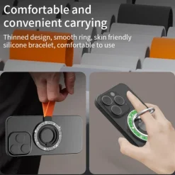 Phone Ring Holder Rotatable Foldable Magnetic Phone Holder for Outdoor Desk Compatible with iPhone 15 14 Plus 13 12 Mini 11 Pro Max X XR XS Max Phone Accessory