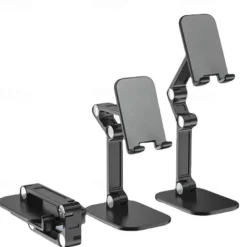 Phone Stand Cell phone tablet universal three-stage foldable lift Flexible Table Desktop Adjustable Cell Smartphone Stand