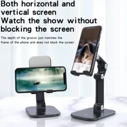 Phone Stand Cell phone tablet universal three-stage foldable lift Flexible Table Desktop Adjustable Cell Smartphone Stand