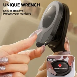 Phone Stand Portable Anti-Slip Suction Cup Phone Holder for Office Desk Selfies / Vlogging / Live Streaming Compatible with All Mobile Phone Phone Accessory