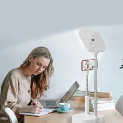 Phone Stand Portable Foldable Adjustable Phone Holder for Outdoor Selfies / Vlogging / Live Streaming Office Compatible with Tablet All Mobile Phone Phone Accessory