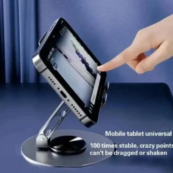 Phone Stand Portable Rotatable Foldable Phone Holder for Desk Compatible with All Mobile Phone Phone Accessory