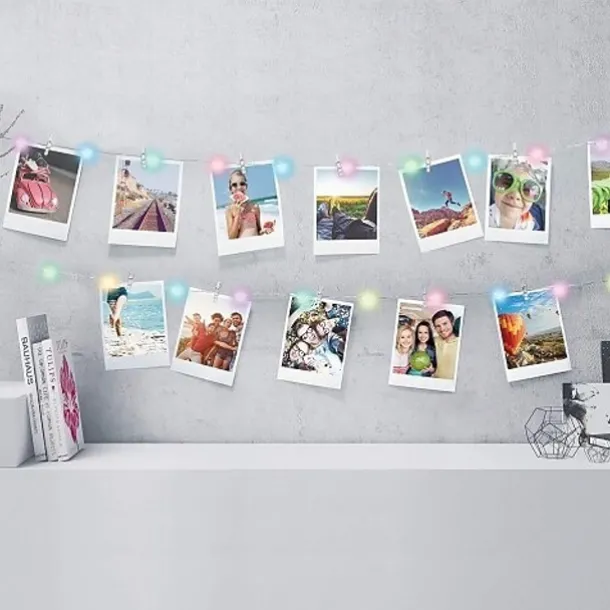 Photo Clip String Lights 3M LED Fairy Lights Outdoor Wedding Decoration Battery Operated Christmas Patio Wedding Decoration Party Home