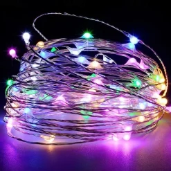 Photo Clip String Lights 10M with 100 Clips LED Fairy Lights for Dorm Party Garland Christmas Decoration Party Wedding Christmas String Lights
