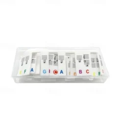 Piano Notes Guide For Beginner Removable Piano Keyboard Note Labels For Learning 88-Key Full Size Made Of Silicone No Need Stickers Reusable For Kids Student