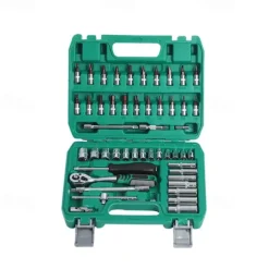 53-Piece Car Repair Toolkit Efficient Durable Tools with Quick Ratchet Wrench - Your DIY Maintenance Companion