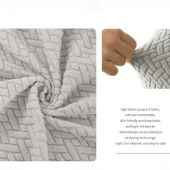 2-Piece RV Dinette Cushion Covers Stretch T-Shaped Sofa Cushion Covers - Elastic Slipcovers for Camper Seats - Durable and Easy to Fit RV Furniture Protection