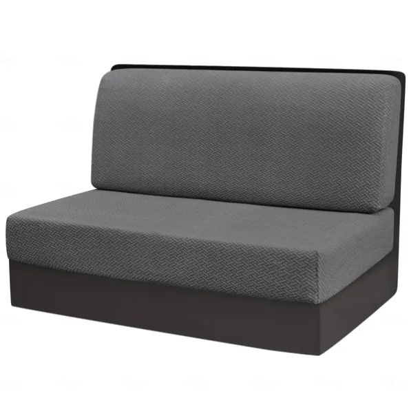 2-Piece RV Dinette Cushion Covers Stretch T-Shaped Sofa Cushion Covers - Elastic Slipcovers for Camper Seats - Durable and Easy to Fit RV Furniture Protection