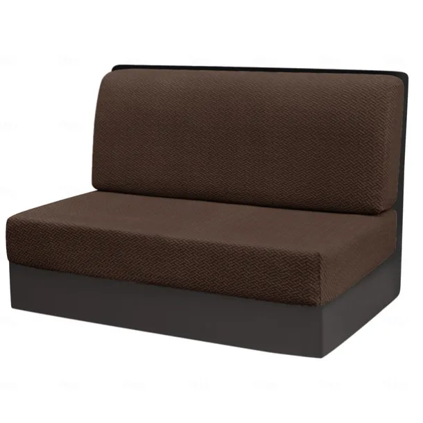 2-Piece RV Dinette Cushion Covers Stretch T-Shaped Sofa Cushion Covers - Elastic Slipcovers for Camper Seats - Durable and Easy to Fit RV Furniture Protection