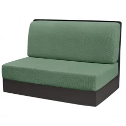 2-Piece RV Dinette Cushion Covers Stretch T-Shaped Sofa Cushion Covers - Elastic Slipcovers for Camper Seats - Durable and Easy to Fit RV Furniture Protection