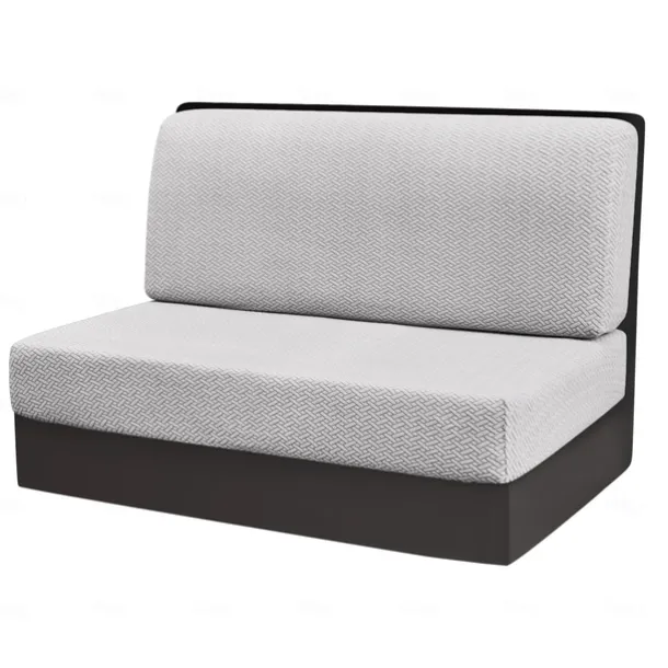 2-Piece RV Dinette Cushion Covers Stretch T-Shaped Sofa Cushion Covers - Elastic Slipcovers for Camper Seats - Durable and Easy to Fit RV Furniture Protection